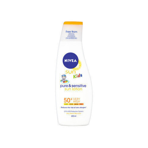 Lasten aurinkovoide SPF 50+ Sun Kids (Pure & Sensitive Sun Lotion) 200 ml hinta ja tiedot | Aurinkovoiteet | hobbyhall.fi