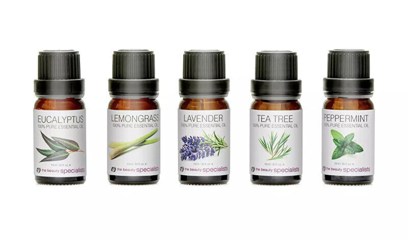 Rio-Beauty Lahjasarja eteerisiä öljyjä (100 % Pure Essential Oil Collection) 5 x 10 ml hinta ja tiedot | Eteeriset ja kosmeettiset öljyt | hobbyhall.fi