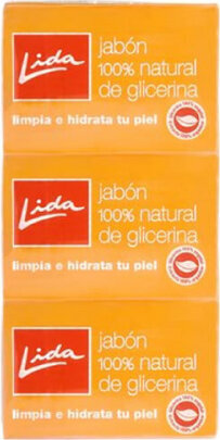 LIDA Lida Glyserin Natural Soap 3 yksikköä hinta ja tiedot | Saippuat | hobbyhall.fi