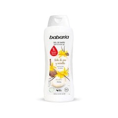 Babaria Coconut Milk & Vanilla -suihkugeeli 1000 ml hinta ja tiedot | Suihkusaippuat ja suihkugeelit | hobbyhall.fi