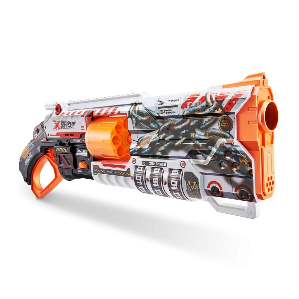Leluase X-Shot Lock Gun, 36606 hinta ja tiedot | Poikien lelut | hobbyhall.fi