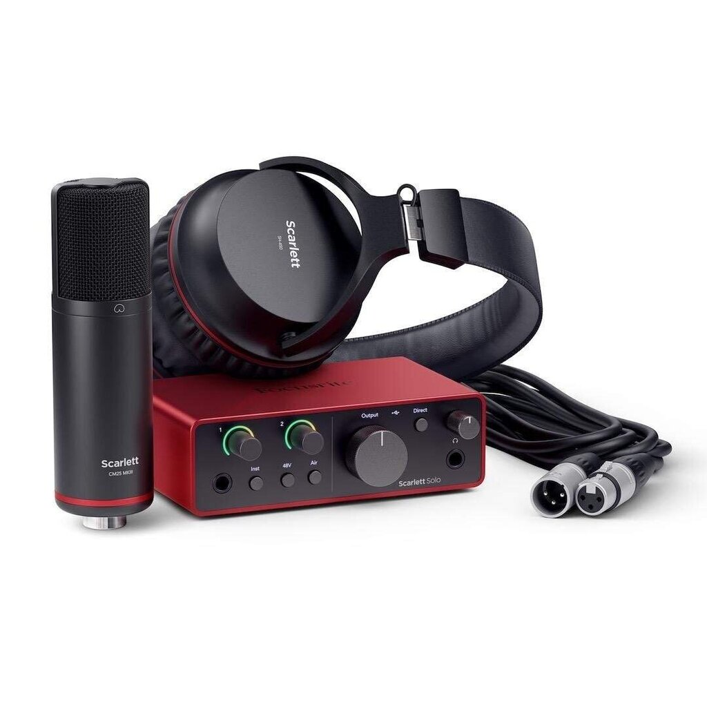 Focusrite Scarlett Solo Studio 4th Gen hinta ja tiedot | Äänikortit | hobbyhall.fi