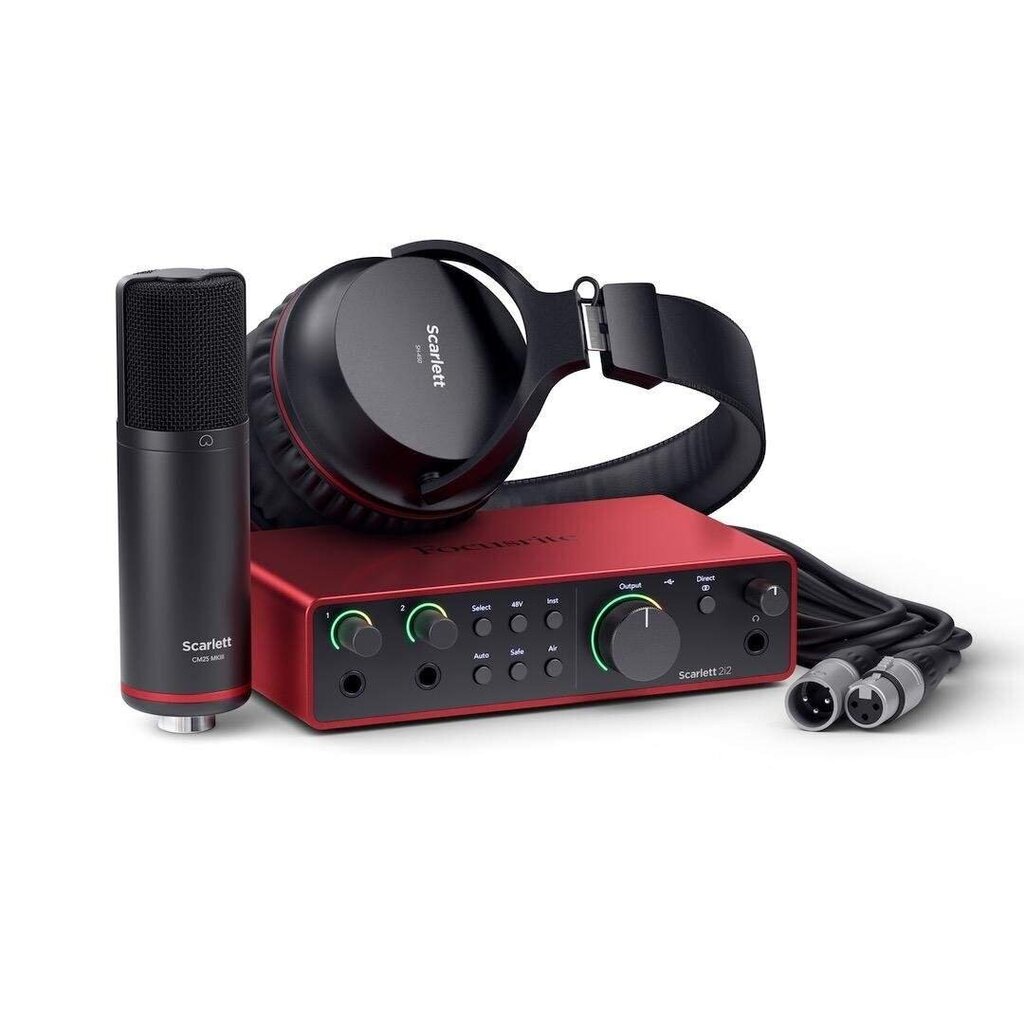 Focusrite Scarlett 2i2 Studio 4th Gen hinta ja tiedot | Äänikortit | hobbyhall.fi