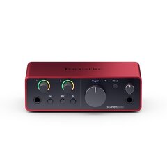 Focusrite Scarlett Solo 4th Gen hinta ja tiedot | Äänikortit | hobbyhall.fi