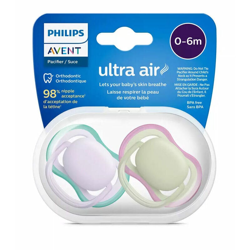 Tutti Philips Avent SCF085/24, 2 kpl, 0-6kk, pinkki/vihreä hinta ja tiedot | Tutit | hobbyhall.fi