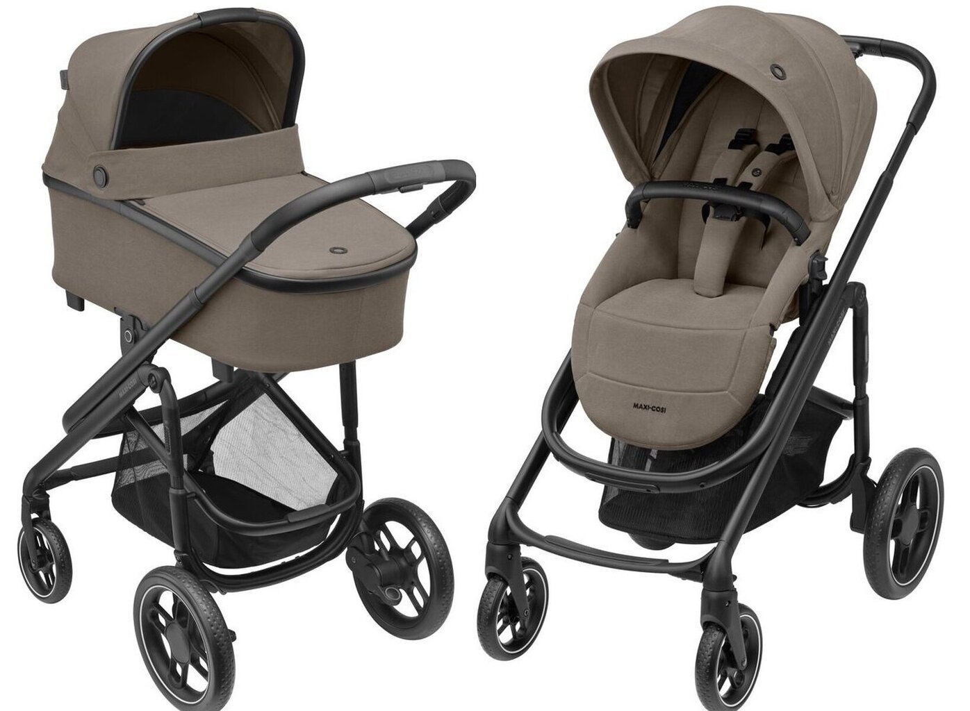 Maxi-Cosi yleisrattaat Plaza Plus 2in1, Twilic Truffle hinta ja tiedot | Vaunut ja rattaat | hobbyhall.fi