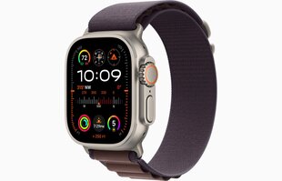 Apple Watch Ultra 2 GPS + Cellular, 49mm Titanium Case with Indigo Alpine Loop - Small MRER3EL/A hinta ja tiedot | Älykellot | hobbyhall.fi