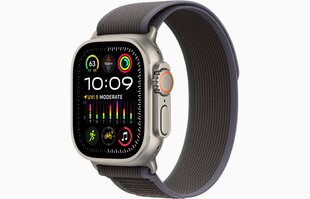 Apple Watch Ultra 2 GPS + Cellular, 49mm Titanium Case with Blue/Black Trail Loop - M/L MRF63UL/A hinta ja tiedot | Älykellot | hobbyhall.fi