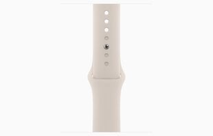 Apple Watch Series 9 GPS 41mm Starlight Aluminium Case with Starlight Sport Band - S/M - MR8T3ET/A hinta ja tiedot | Älykellot | hobbyhall.fi