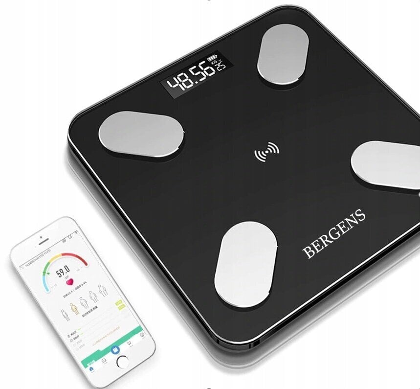 Bluetooth BMI 12in1 älykäs kylpyhuoneen vaaka hinta ja tiedot | Vaa'at | hobbyhall.fi