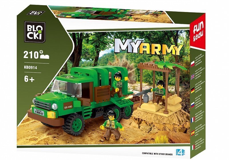 Rakennussetti Blocki MyArmy Jungle Mission, KB0914, 210 kpl. hinta ja tiedot | LEGOT ja rakennuslelut | hobbyhall.fi