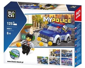 Rakennussetti Blocki MyPolice Robbery, KB0611, 125 kpl hinta ja tiedot | LEGOT ja rakennuslelut | hobbyhall.fi