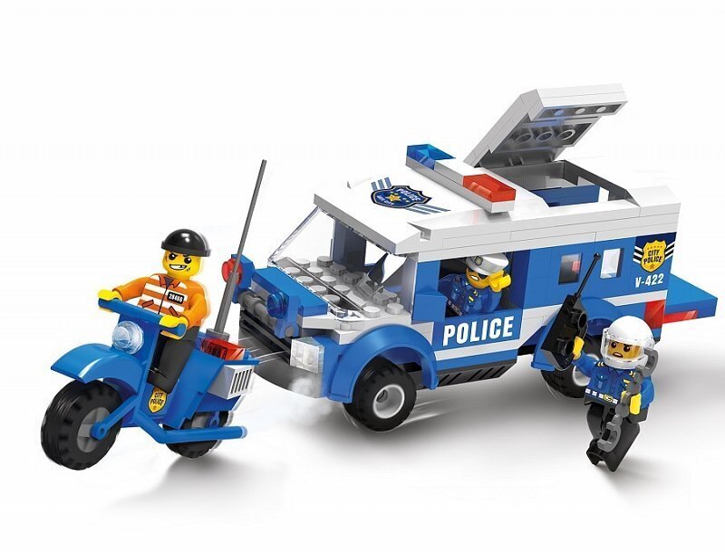 Rakennussetti Blocki MyPolice Poliisipartioauto, KB0612, 188 kpl. hinta ja tiedot | LEGOT ja rakennuslelut | hobbyhall.fi