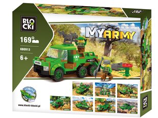 Rakennussetti Blocki MyArmy Combat kuorma-auto, KB0913, 169 kpl hinta ja tiedot | LEGOT ja rakennuslelut | hobbyhall.fi