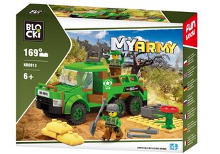 Rakennussetti Blocki MyArmy Combat kuorma-auto, KB0913, 169 kpl hinta ja tiedot | LEGOT ja rakennuslelut | hobbyhall.fi