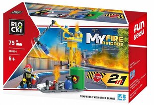 Rakennussetti Blocki MyFireBrigade 2 yhdessä, KB0854, 75 kpl hinta ja tiedot | LEGOT ja rakennuslelut | hobbyhall.fi