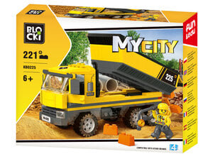Rakennussetti Blocki MyCity Construction kippiauto, KB0225, 221 kpl hinta ja tiedot | LEGOT ja rakennuslelut | hobbyhall.fi
