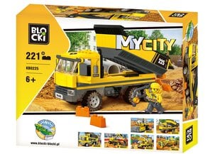 Rakennussetti Blocki MyCity Construction kippiauto, KB0225, 221 kpl hinta ja tiedot | LEGOT ja rakennuslelut | hobbyhall.fi