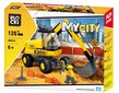 Rakennussetti Blocki MyCity Excavator, KB0227 126 yksikköä hinta ja tiedot | LEGOT ja rakennuslelut | hobbyhall.fi