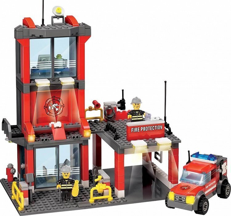 Rakennussetti Blocki MyFireBrigade palopelastuspalvelu, KB8052, 300 kpl hinta ja tiedot | LEGOT ja rakennuslelut | hobbyhall.fi