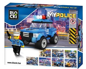 Rakennussetti Blocki MyPolice Poliisipartioauto KB0617, 111 kpl hinta ja tiedot | LEGOT ja rakennuslelut | hobbyhall.fi