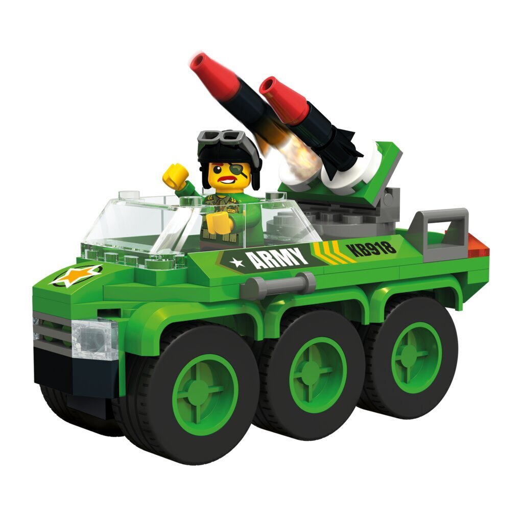 Rakennussetti Blocki MyArmy Tykistön panssarivaunu, KB0918, 104 kpl hinta ja tiedot | LEGOT ja rakennuslelut | hobbyhall.fi