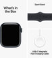 Apple Watch Series 9 GPS 41mm Midnight Aluminium Case with Midnight Sport Band - S/M MR8W3ET/A hinta ja tiedot | Älykellot | hobbyhall.fi