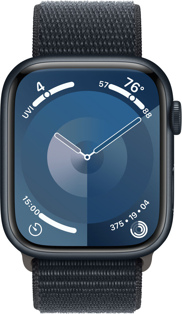 Apple Watch Series 9 GPS 41mm Midnight Aluminium Case with Midnight Sport Loop MR8Y3ET/A hinta ja tiedot | Älykellot | hobbyhall.fi