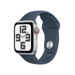 Apple Watch Series 9 GPS 41mm Silver Aluminium Case with Storm Blue Sport Band - S/M - MR903ET/A hinta ja tiedot | Älykellot | hobbyhall.fi