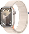 Apple Watch Series 9 GPS 45mm Starlight Aluminium Case with Starlight Sport Loop MR983ET/A