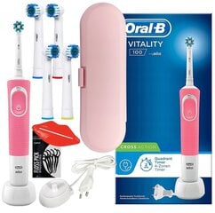 Sähköhammasharja - Oral-B Vitality 100 Pink hinta ja tiedot | Sähköhammasharjat | hobbyhall.fi