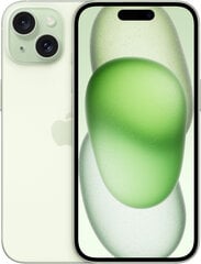 Apple iPhone 15 256GB Green MTPA3PX/A hinta ja tiedot | Matkapuhelimet | hobbyhall.fi