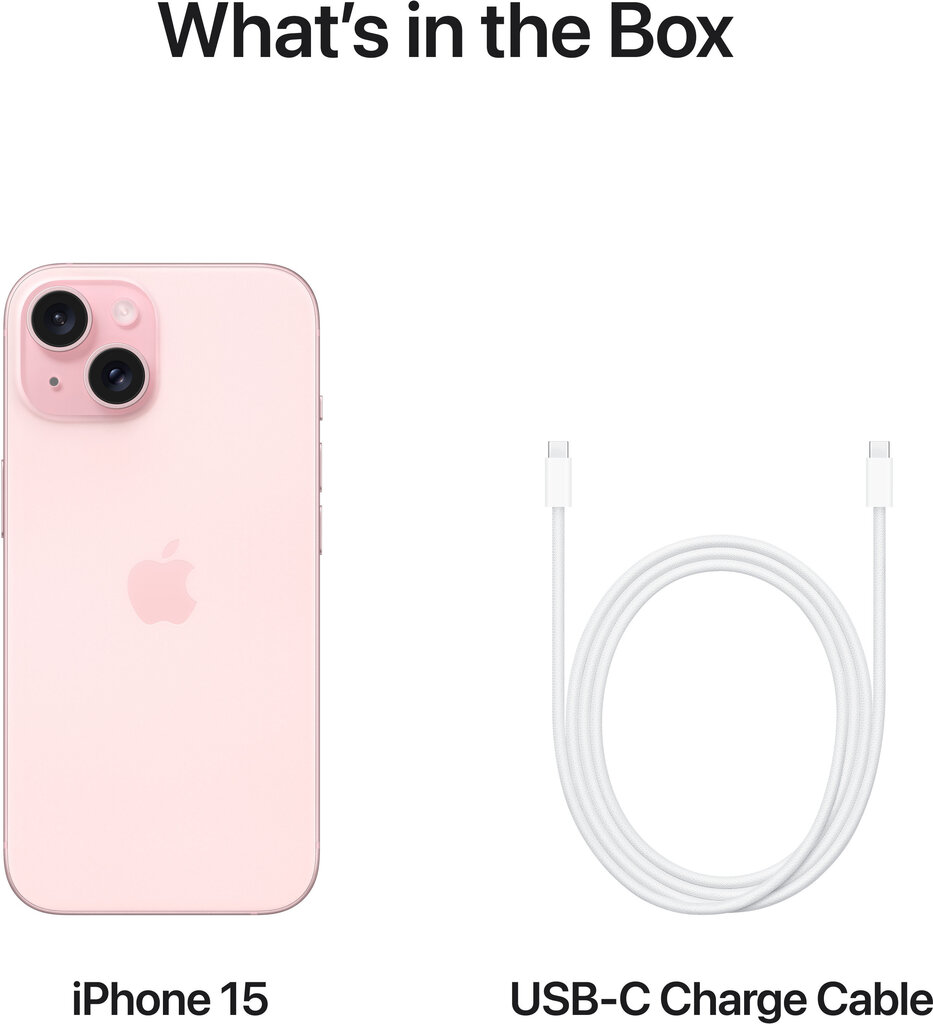Apple iPhone 15 512GB Pink MTPD3PX/A hinta ja tiedot | Matkapuhelimet | hobbyhall.fi