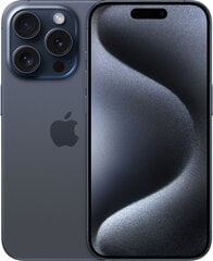 Apple iPhone 15 Pro 128GB Blue Titanium MTV03PX/A hinta ja tiedot | Matkapuhelimet | hobbyhall.fi