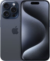 Apple iPhone 15 Pro 256GB Blue Titanium MTV63PX/A hinta ja tiedot | Matkapuhelimet | hobbyhall.fi