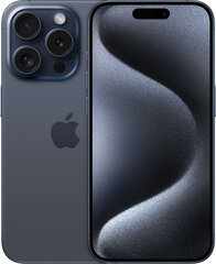 Apple iPhone 15 Pro 1TB Blue Titanium MTVG3PX/A hinta ja tiedot | Matkapuhelimet | hobbyhall.fi