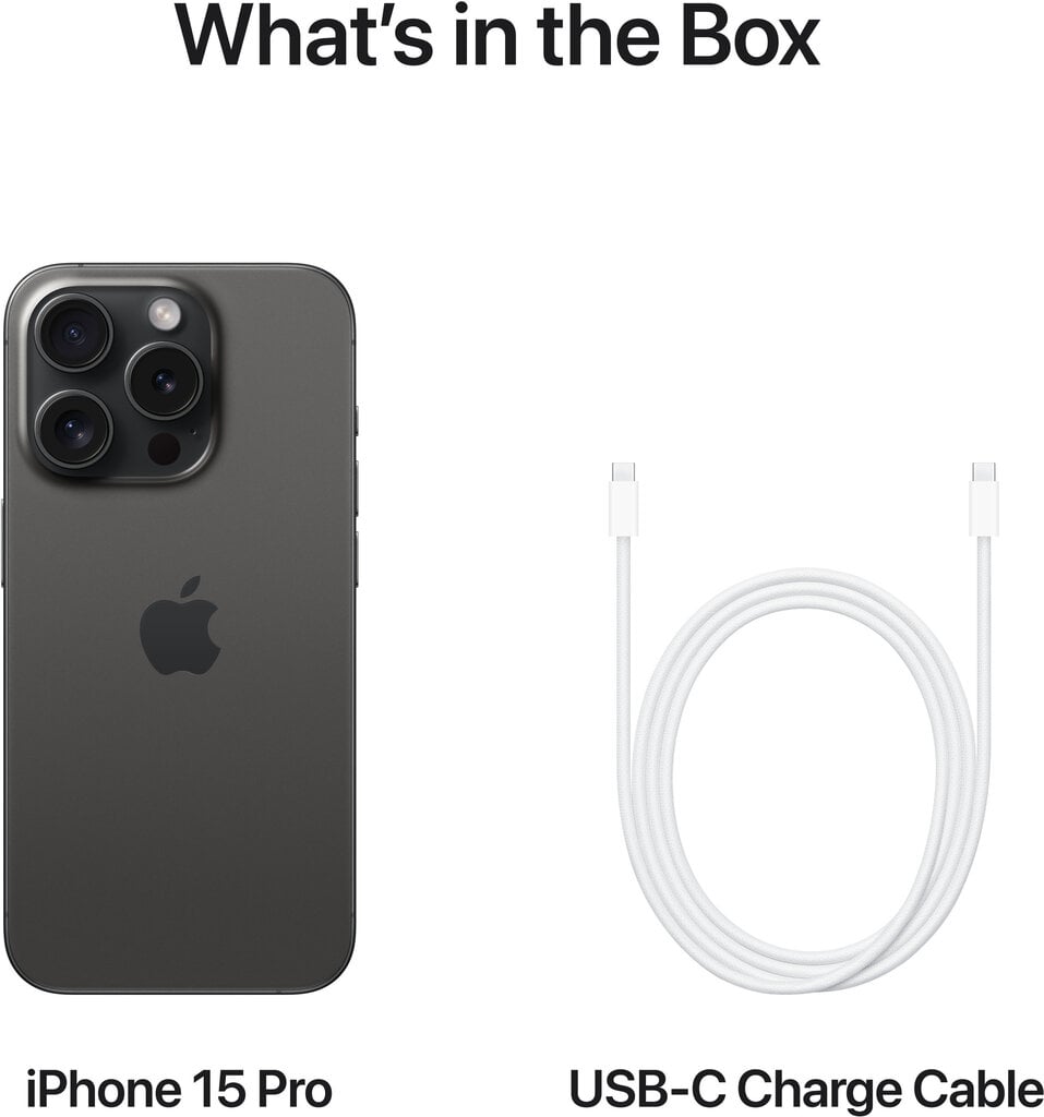 Apple iPhone 15 Pro Max 512GB Black Titanium MU7C3PX/A hinta ja tiedot | Matkapuhelimet | hobbyhall.fi