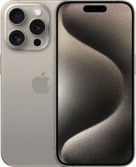 Apple iPhone 15 Pro Max 1TB Natural Titanium MU7J3PX/A hinta ja tiedot | Matkapuhelimet | hobbyhall.fi