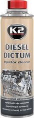 K2 Diesel Dictum -suuttimen puhdistusaine, 500 ml. hinta ja tiedot | Polttoaineen ja öljyn lisäaineet | hobbyhall.fi