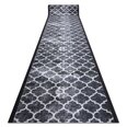 Kumipohjainen matto 80 cm CLOVER harmaa