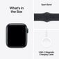 Apple Watch SE GPS 40mm Midnight Aluminium Case with Midnight Sport Band - S/M - MR9X3ET/A hinta ja tiedot | Älykellot | hobbyhall.fi