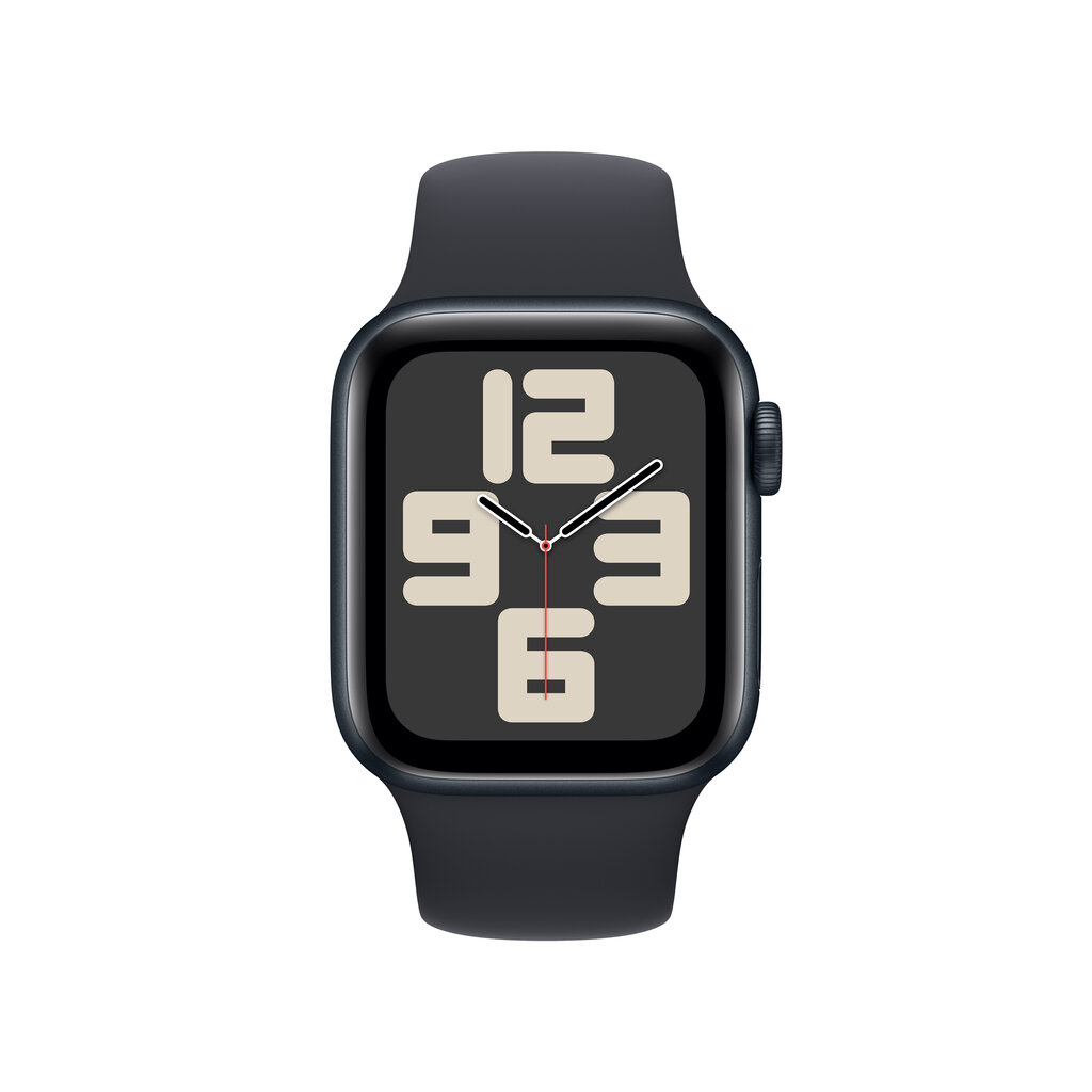 Apple Watch SE GPS 40mm Midnight Aluminium Case with Midnight Sport Band - S/M - MR9X3ET/A hinta ja tiedot | Älykellot | hobbyhall.fi