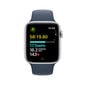 Apple Watch SE GPS 40mm Silver Aluminium Case with Storm Blue Sport Band - S/M - MRE13ET/A hinta ja tiedot | Älykellot | hobbyhall.fi