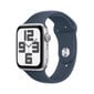 Apple Watch SE GPS 40mm Silver Aluminium Case with Storm Blue Sport Band - S/M - MRE13ET/A hinta ja tiedot | Älykellot | hobbyhall.fi