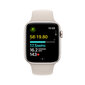 Apple Watch SE GPS 44mm Starlight Aluminium Case with Starlight Sport Band - S/M - MRE43ET/A hinta ja tiedot | Älykellot | hobbyhall.fi