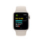 Apple Watch SE GPS + Cellular 40mm Starlight Aluminium Case with Starlight Sport Band - S/M - MRFX3ET/A hinta ja tiedot | Älykellot | hobbyhall.fi