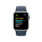 Apple Watch SE GPS + Cellular 40mm Silver Aluminium Case with Storm Blue Sport Band - S/M - MRGJ3ET/A hinta ja tiedot | Älykellot | hobbyhall.fi