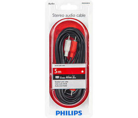 Philips, 2RCA-2RCA, 5 metriä hinta ja tiedot | Kaapelit ja adapterit | hobbyhall.fi