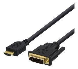 Deltaco, HDMI - DVI, 7 m hinta ja tiedot | Kaapelit ja adapterit | hobbyhall.fi