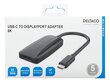 Deltaco USBC-DP8K hinta ja tiedot | Adapterit | hobbyhall.fi